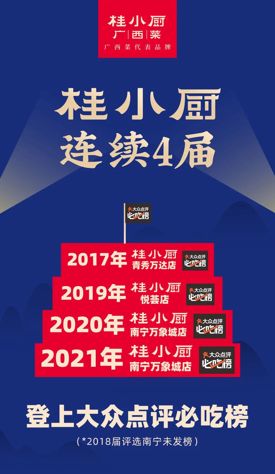 蝉联4届！桂小厨代表广西菜再获大众点评必吃餐厅(图2)